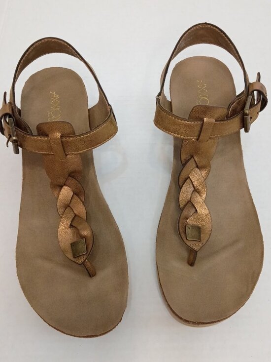 Axxiom Shoes - Axxiom Finley Braided T-Strap Comfort Sandals Size Women's 11M